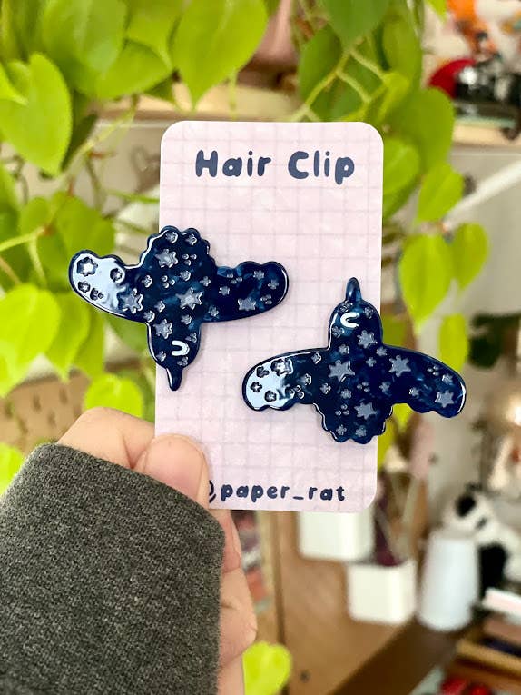 Raven Hair Clip Barrette - Image 4